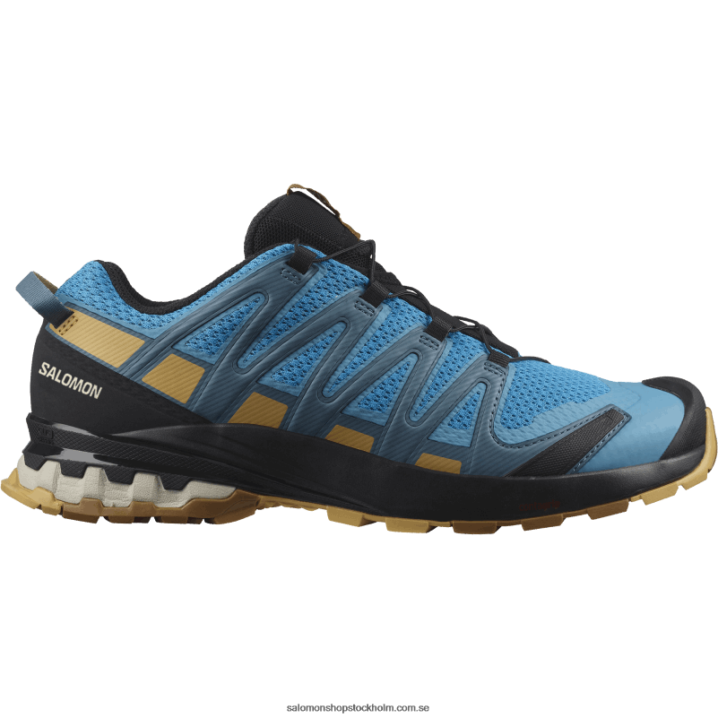 Salomon barriärrev/falllöv/bronsbrun terrängskor för män - xa pro 3d v8 T82RP1480