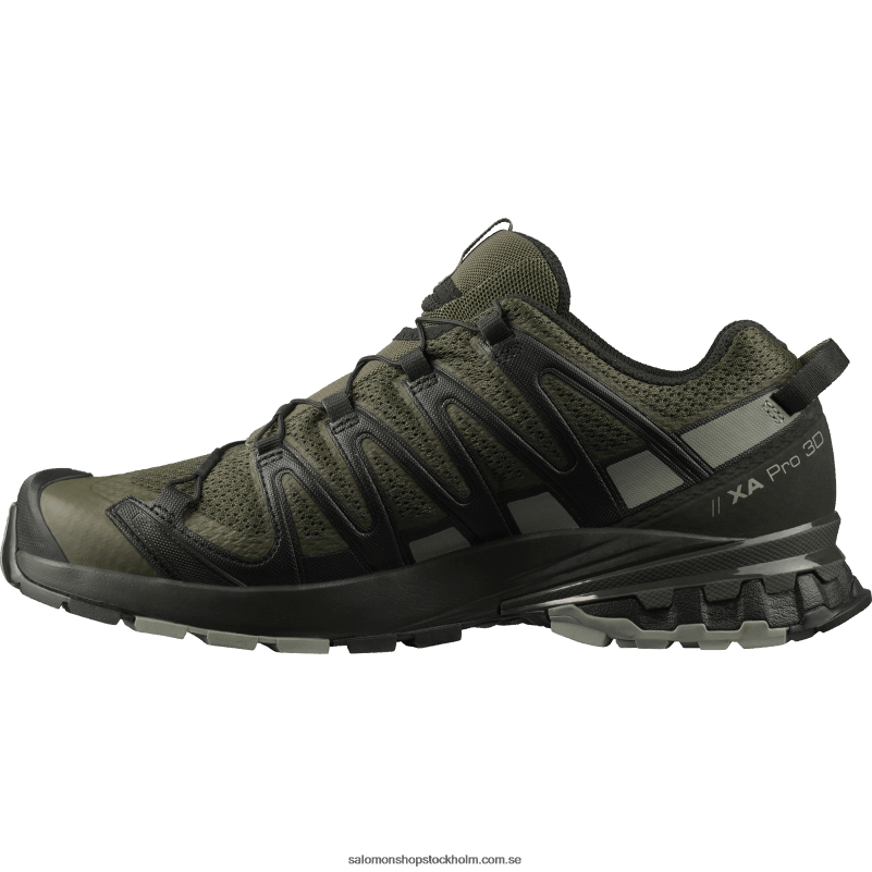 Salomon druvblad/torv/skugga terrängskor för män - xa pro 3d v8 T82RP1478