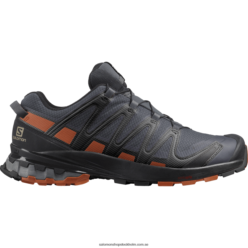 Salomon ebenholts/kolacafé/svart trail löparskor för män - xa pro 3d v8 gore-tex T82RP1481