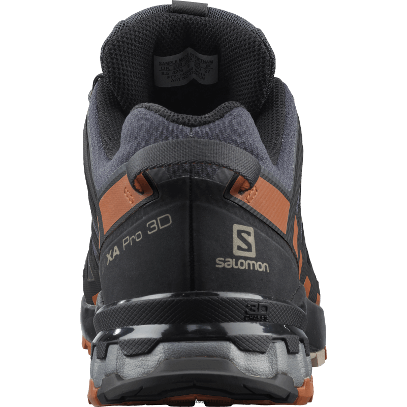 Salomon ebenholts/kolacafé/svart trail löparskor för män - xa pro 3d v8 gore-tex T82RP1481
