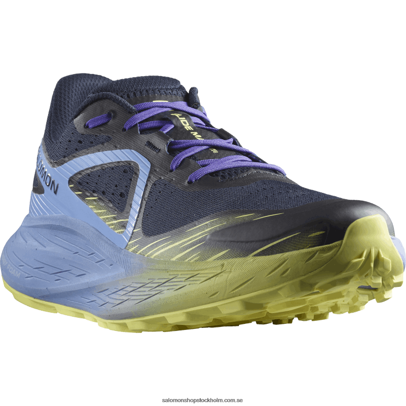 Salomon granada himmel/mörk safir/sunn lime herrlöparskor - glide max tr T82RP1448