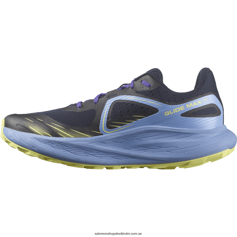 Salomon granada himmel/mörk safir/sunn lime herrlöparskor - glide max tr T82RP1448
