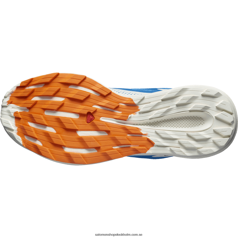 Salomon indigo bunting/vaniljglass/vibrerande apelsin trail löparskor för män - pulsar trail T82RP1458