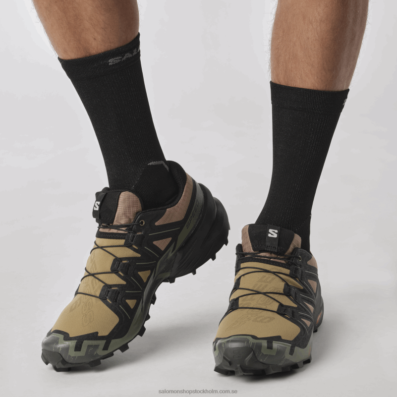 Salomon kelp/svart/djup lavgrön Traillöparskor för män - speedcross 6 T82RP1455