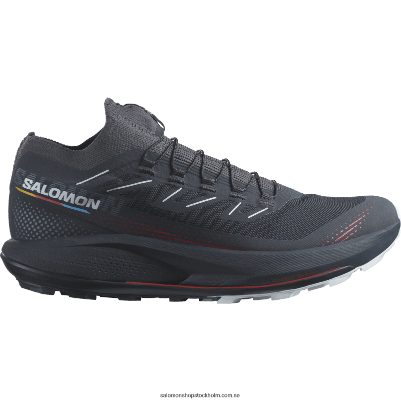 Salomon kol/eldröd/arktisk is Traillöparskor för män - pulsar trail pro 2 T82RP1436