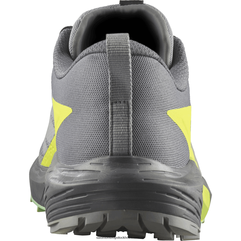Salomon legering/tyst nyans/säkerhetsgul traillöparskor för män - sense ride 5 T82RP1431