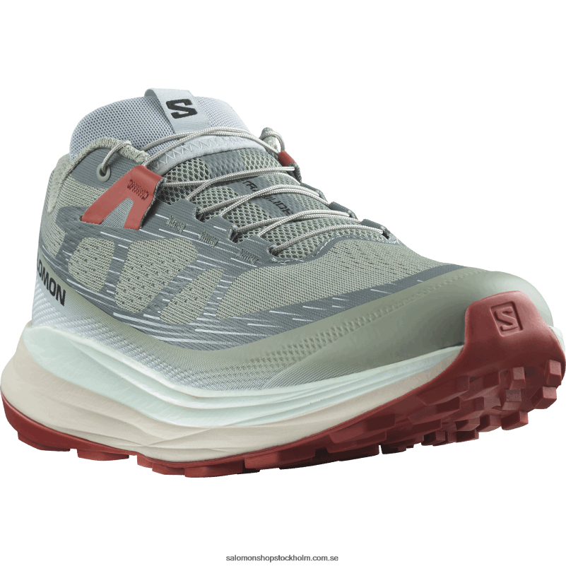 Salomon liljepad/blekt aqua/het sås Traillöparskor för män - ultra glide 2 T82RP1440