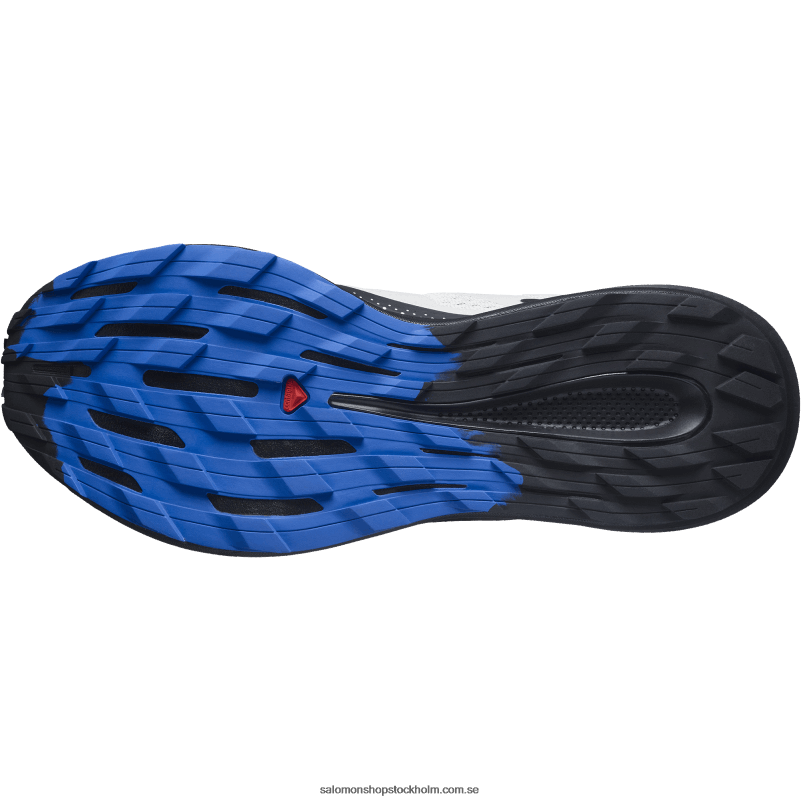 Salomon månsten/svart/bländande blå trail löparskor för män - pulsar trail T82RP1461