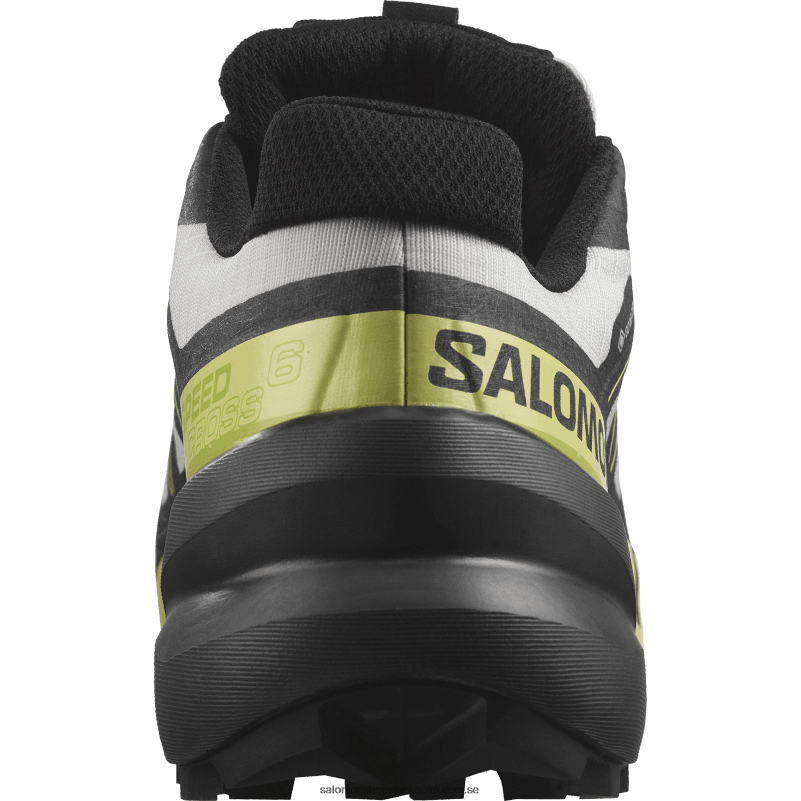 Salomon månsten/svart/solig lime traillöparskor för män - speedcross 6 gore-tex T82RP1468