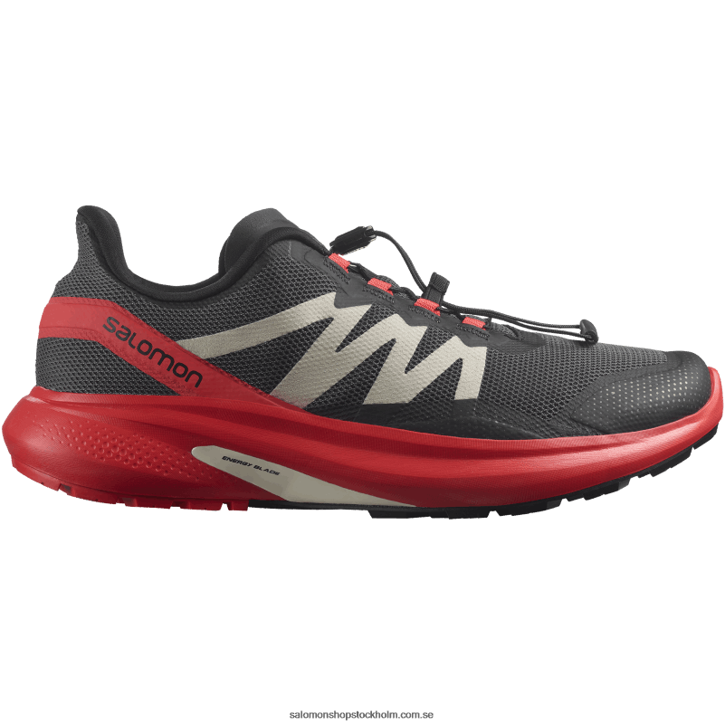 Salomon magnet/vallmoröd/svart mäns traillöparskor - hypuls T82RP1484