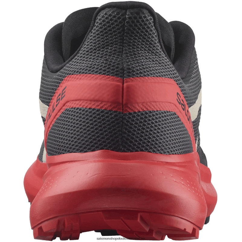 Salomon magnet/vallmoröd/svart mäns traillöparskor - hypuls T82RP1484