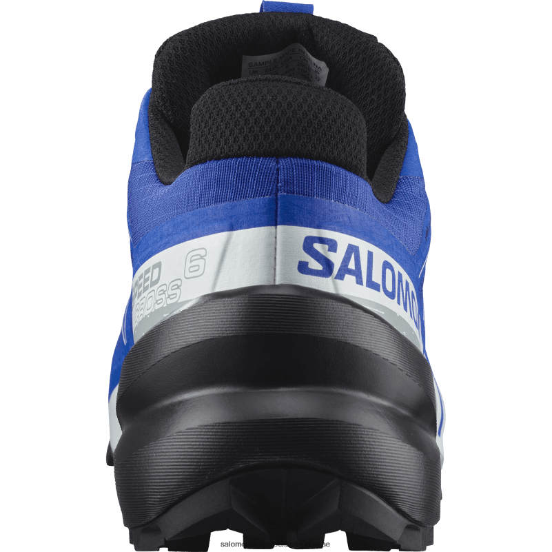 Salomon nautisk blå/svart/vit traillöparskor för män - speedcross 6 gore-tex T82RP1467
