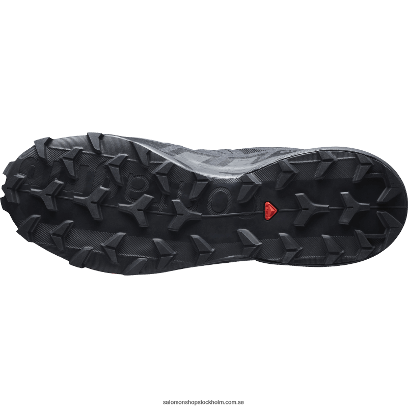 Salomon svart/fantom traillöparskor för män - speedcross 6 breda T82RP1471