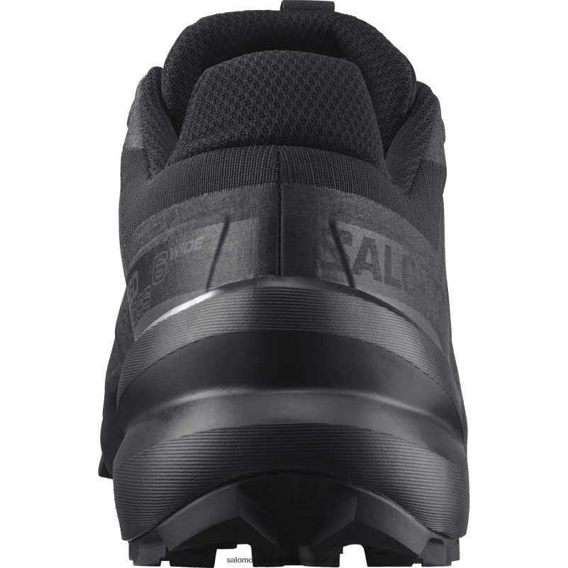 Salomon svart/fantom traillöparskor för män - speedcross 6 breda T82RP1471