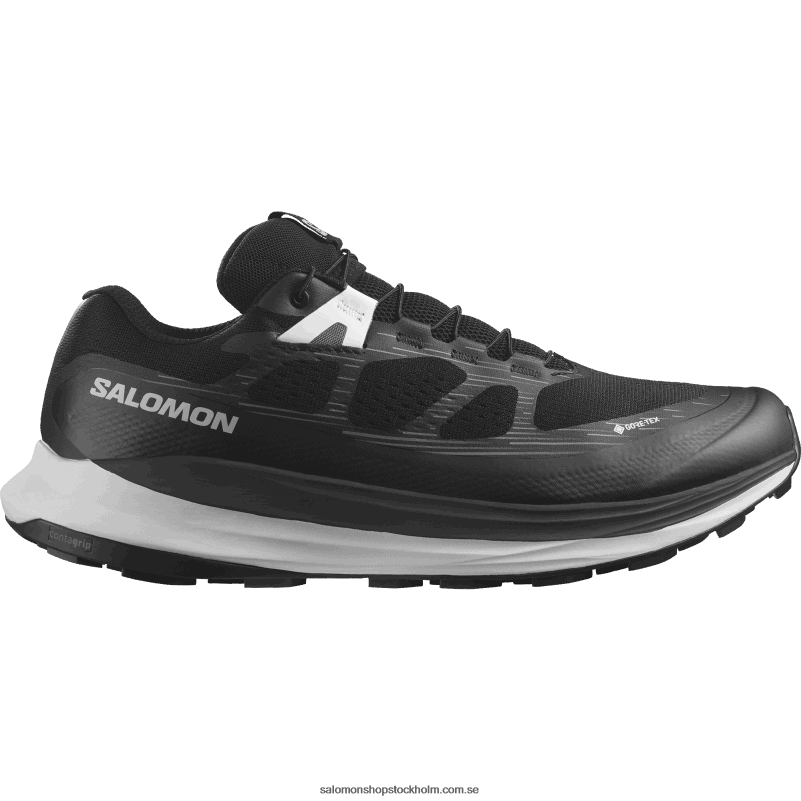 Salomon svart/månsten/vit traillöparskor för män - ultra glide 2 gore-tex T82RP1443