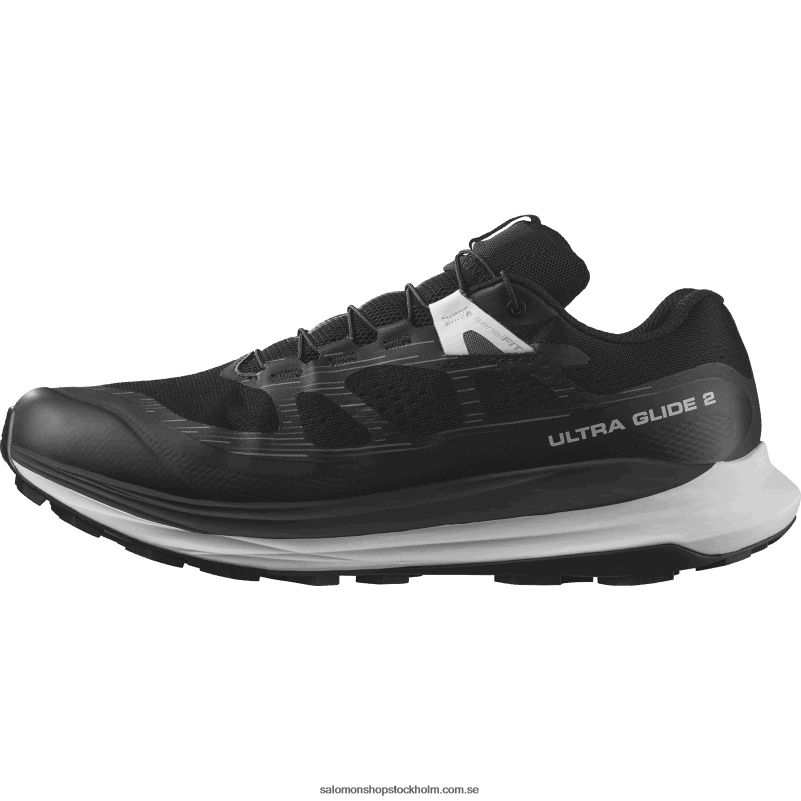 Salomon svart/månsten/vit traillöparskor för män - ultra glide 2 gore-tex T82RP1443