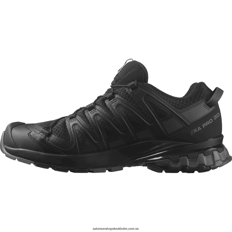 Salomon svart/magnet terrängskor för män - xa pro 3d v8 T82RP1479