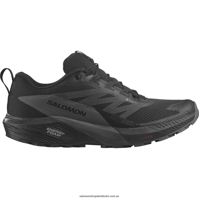 Salomon svart/magnet traillöparskor för män - sense ride 5 gore-tex T82RP1444