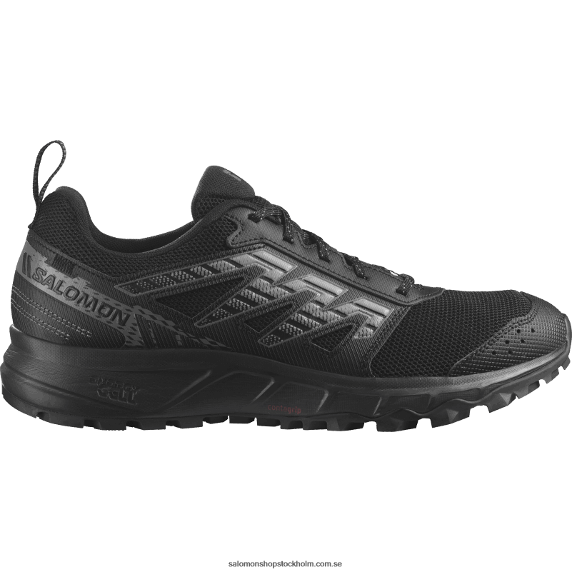 Salomon svart/tenn/frostgrå löparskor för män - vandra T82RP1486