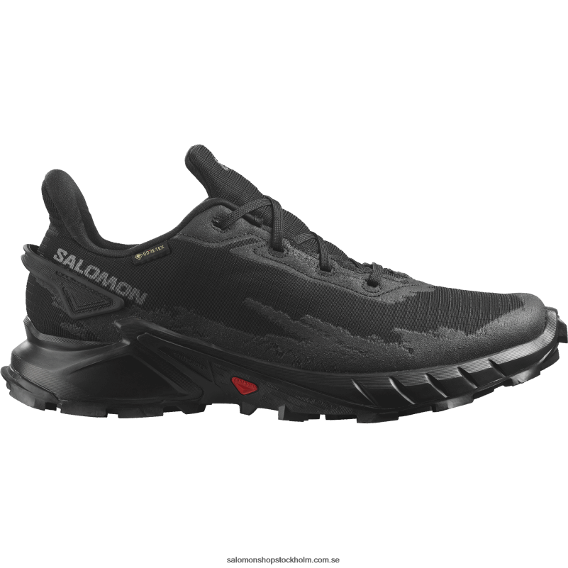 Salomon svart traillöparskor för män - alphacross 4 gore-tex T82RP1475