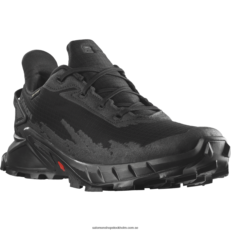 Salomon svart traillöparskor för män - alphacross 4 gore-tex T82RP1475
