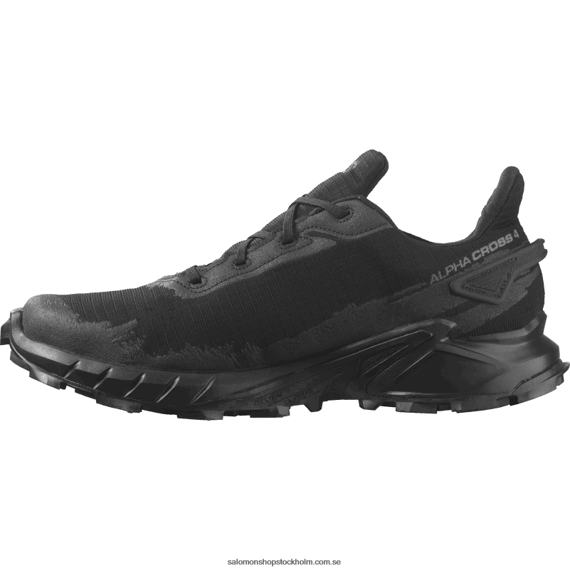 Salomon svart traillöparskor för män - alphacross 4 gore-tex T82RP1475