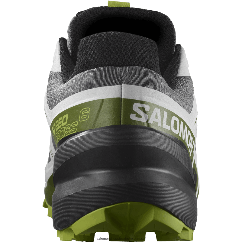 Salomon svart/vit/sur kalk Traillöparskor för män - speedcross 6 T82RP1457