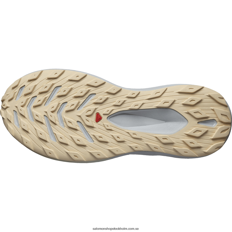 Salomon tyst nyans/pärlblå/blekt sand herrlöparskor - glide max tr T82RP1449