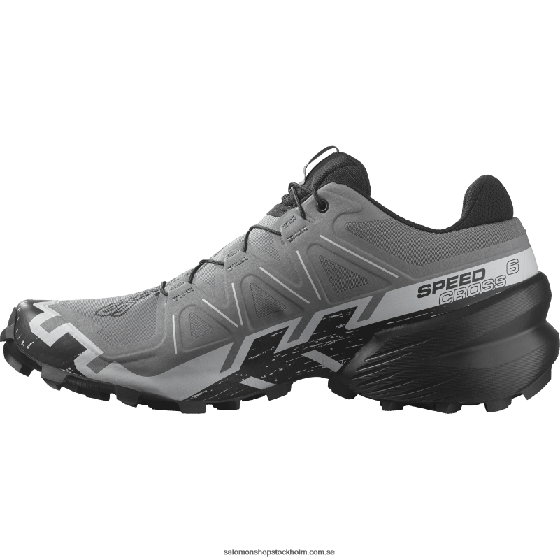 Salomon tyst nyans/svart/pärlblå Traillöparskor för män - speedcross 6 T82RP1453