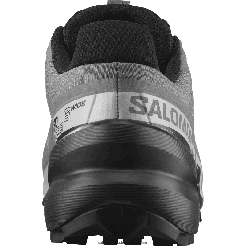 Salomon tyst nyans/svart/pärlblå traillöparskor för män - speedcross 6 breda T82RP1470