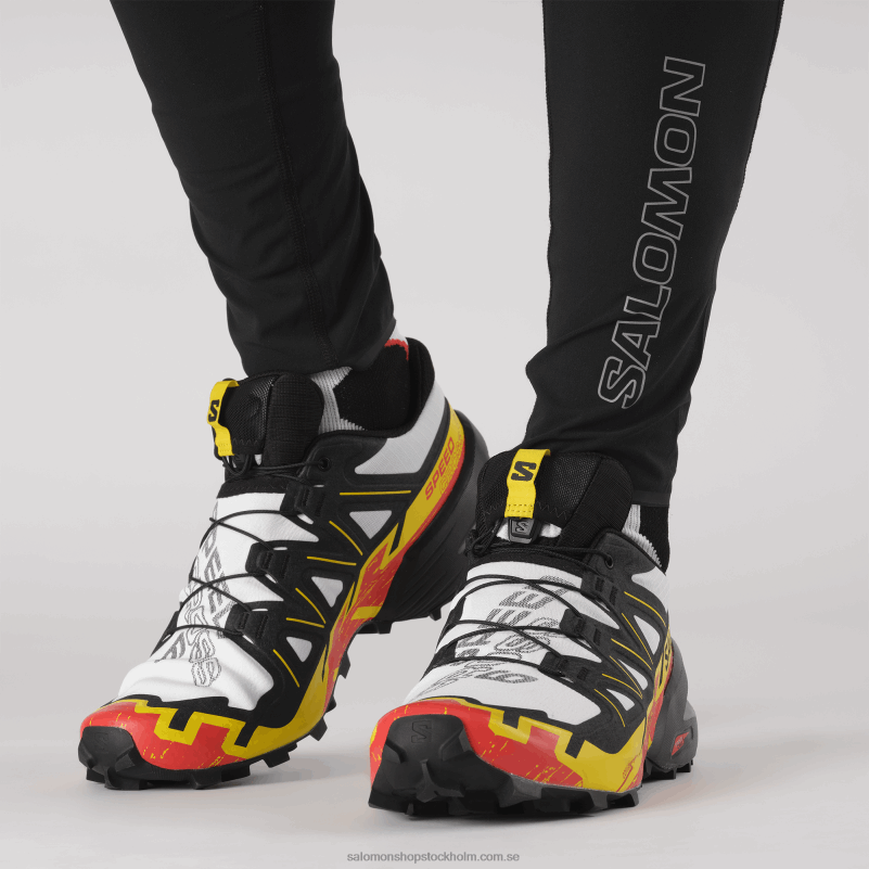 Salomon vit/svart/empiregul Traillöparskor för män - speedcross 6 T82RP1451