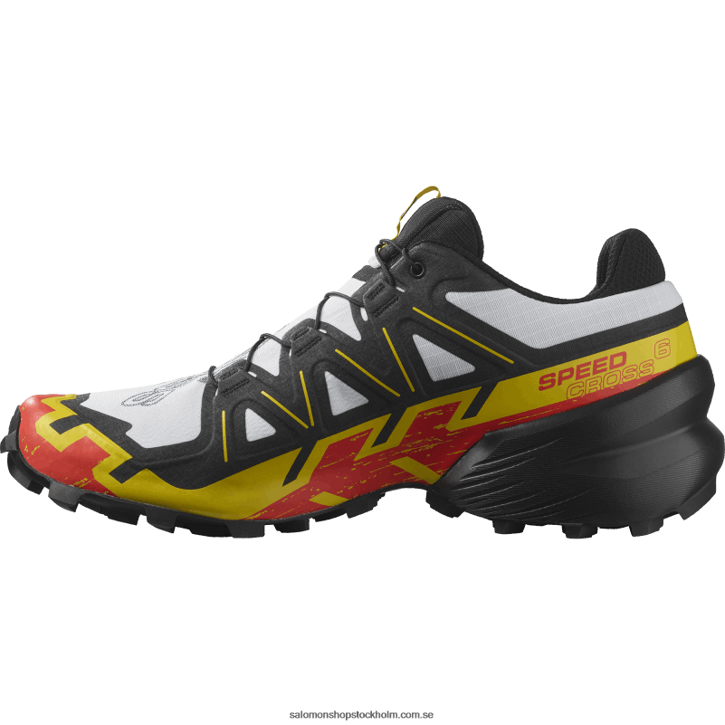 Salomon vit/svart/empiregul Traillöparskor för män - speedcross 6 T82RP1451