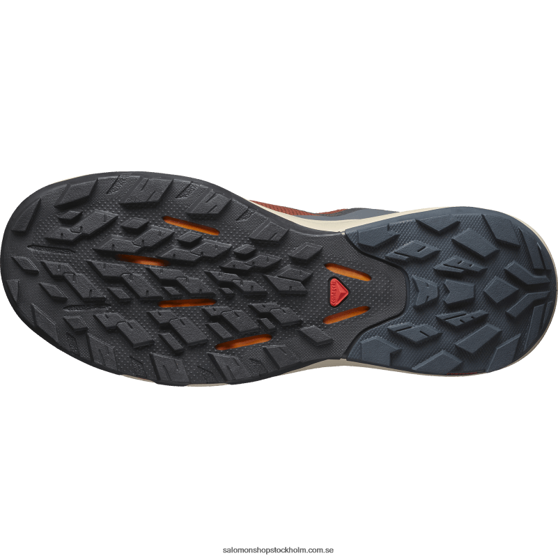 Salomon bränd henna/india bläck/gurkmeja vandringsskor för män - outpulse gore-tex T82RP45