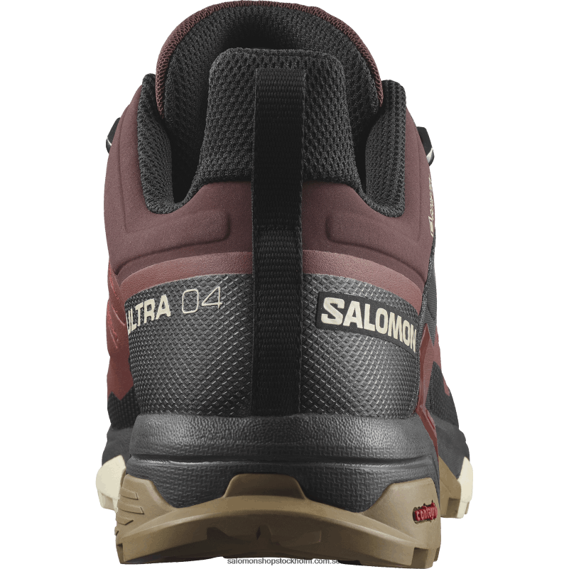 Salomon bränd henna/svart/tråkigt guld vandringsskor för män - x ultra 4 gore-tex T82RP15