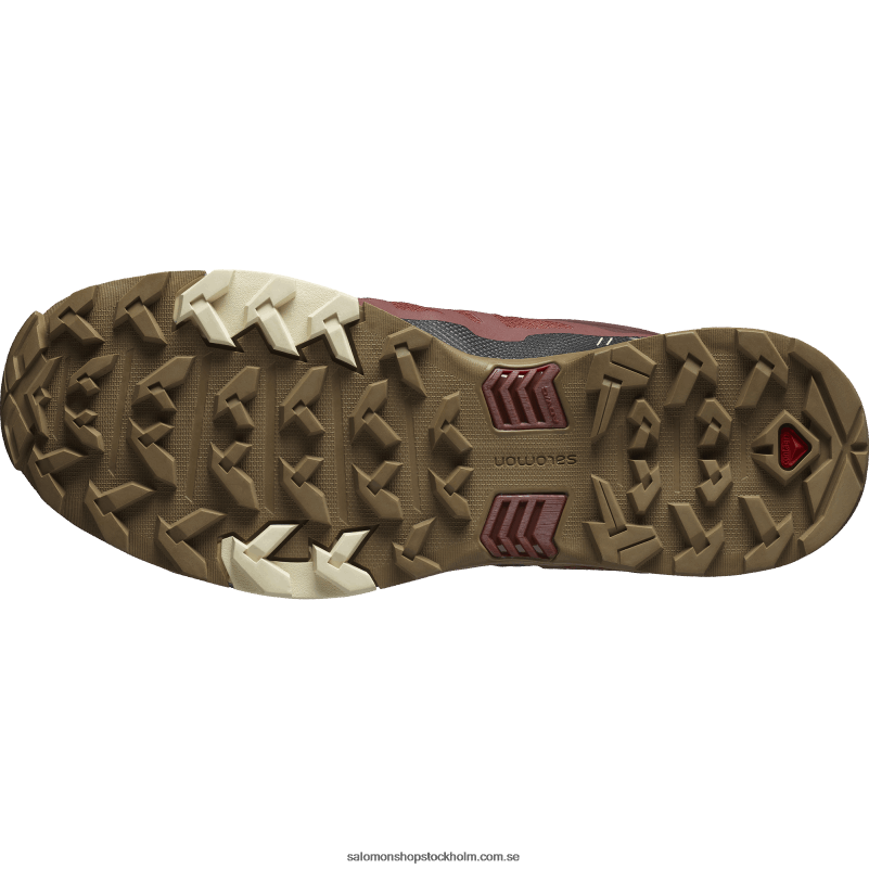 Salomon bränd henna/svart/tråkigt guld vandringsskor för män - x ultra 4 gore-tex T82RP15