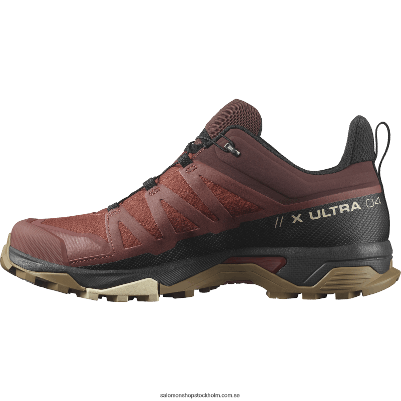 Salomon bränd henna/svart/tråkigt guld vandringsskor för män - x ultra 4 gore-tex T82RP15