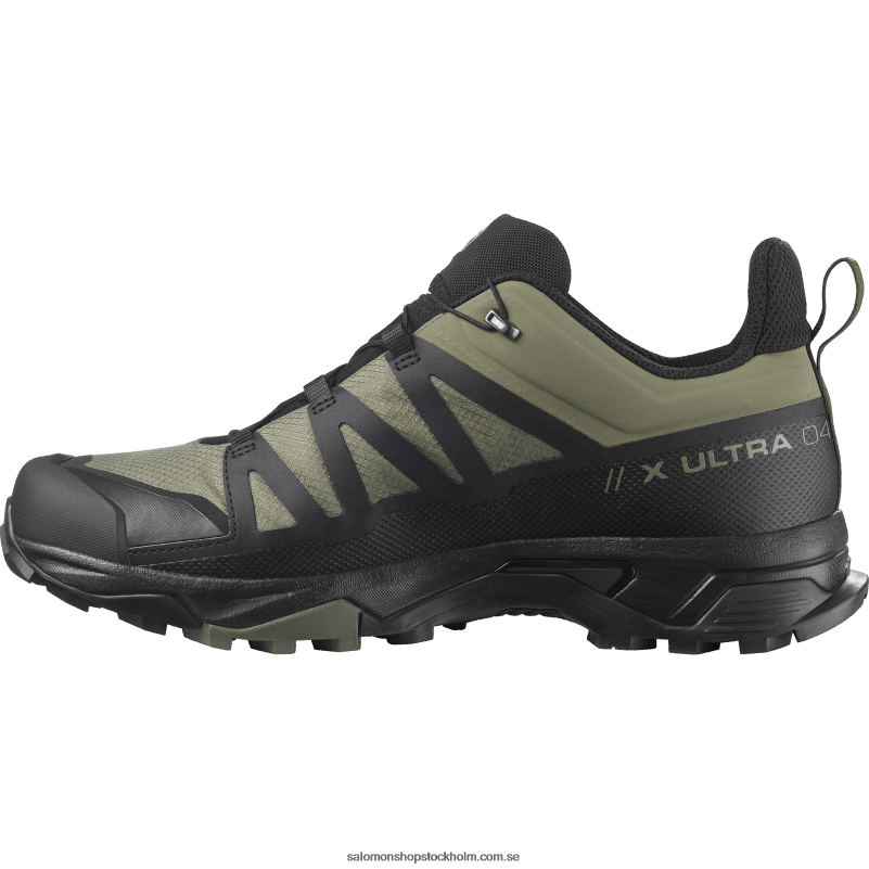 Salomon djup lavgrön/svart/olivnatt vandringsskor för män - x ultra 4 gore-tex T82RP16