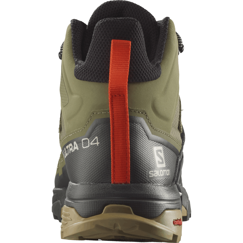 Salomon djup lavgrön/torv/kelp vandringskängor för män - x ultra 4 mid wide gore-tex T82RP43