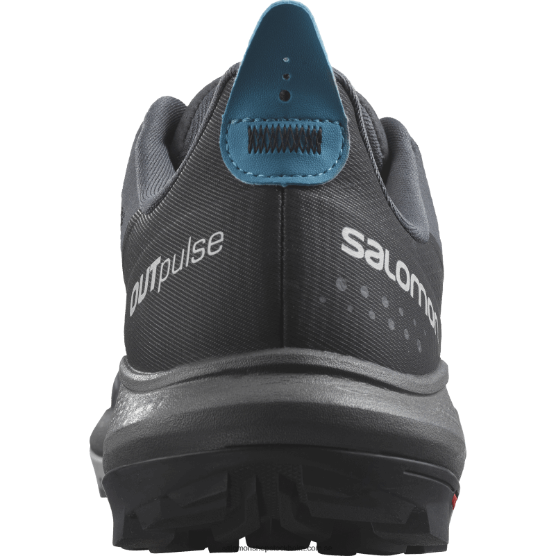 Salomon ebenholts/svart/algerblå vandringsskor för män - outpulse T82RP30