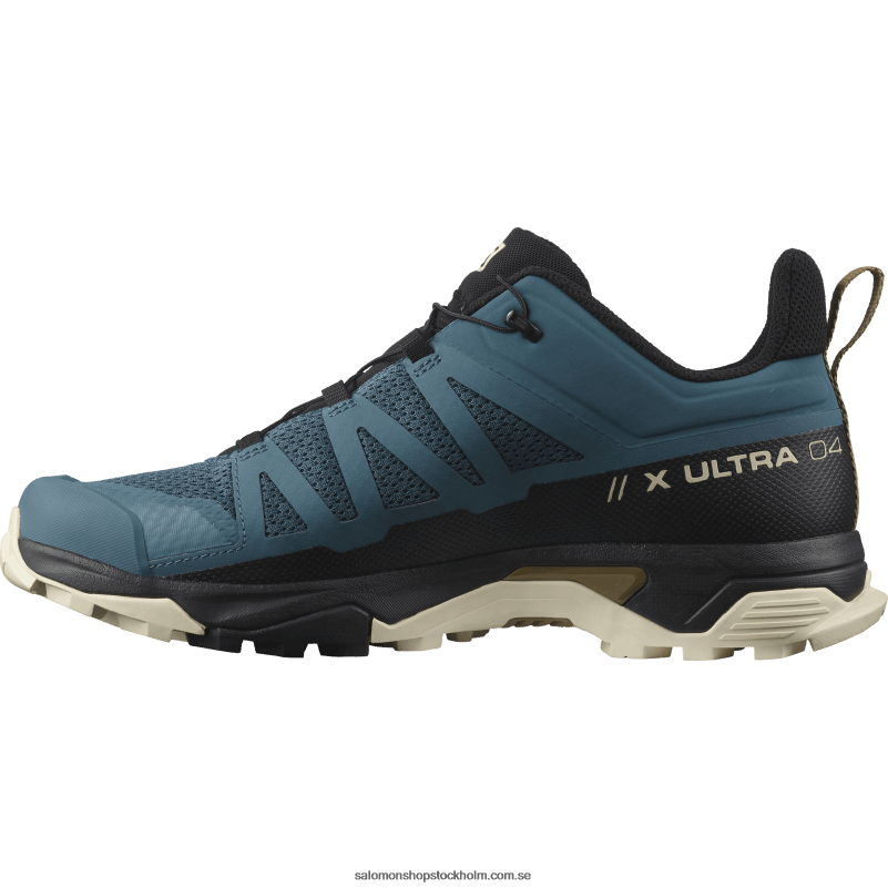 Salomon gräsand blå/blekt sand/bronsbrun vandringsskor för män - x ultra 4 T82RP25