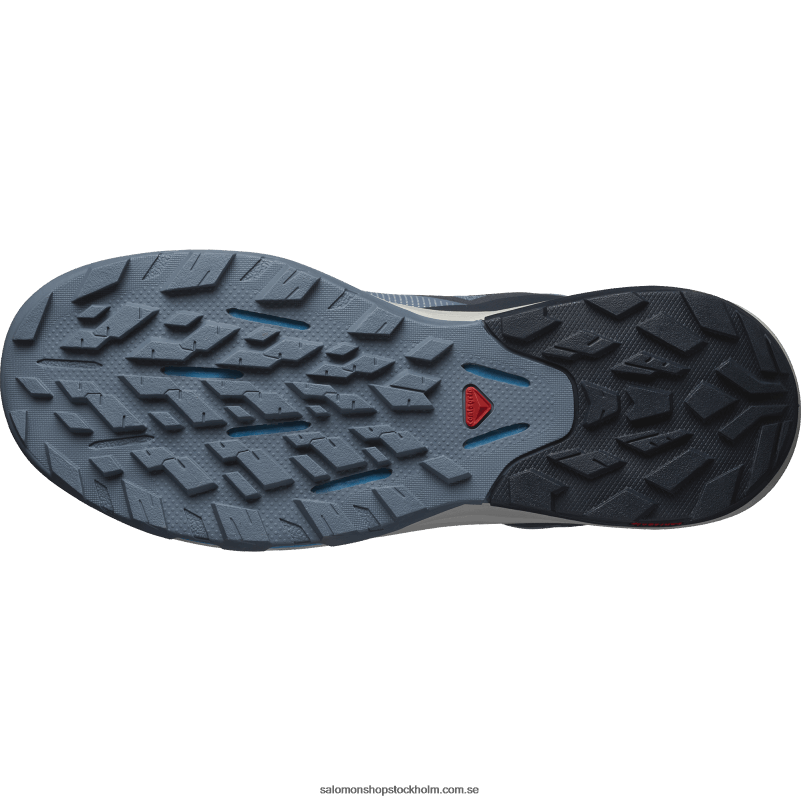 Salomon kinablå/kol/månsten vandringskängor för män - outpulse mid gore-tex T82RP32