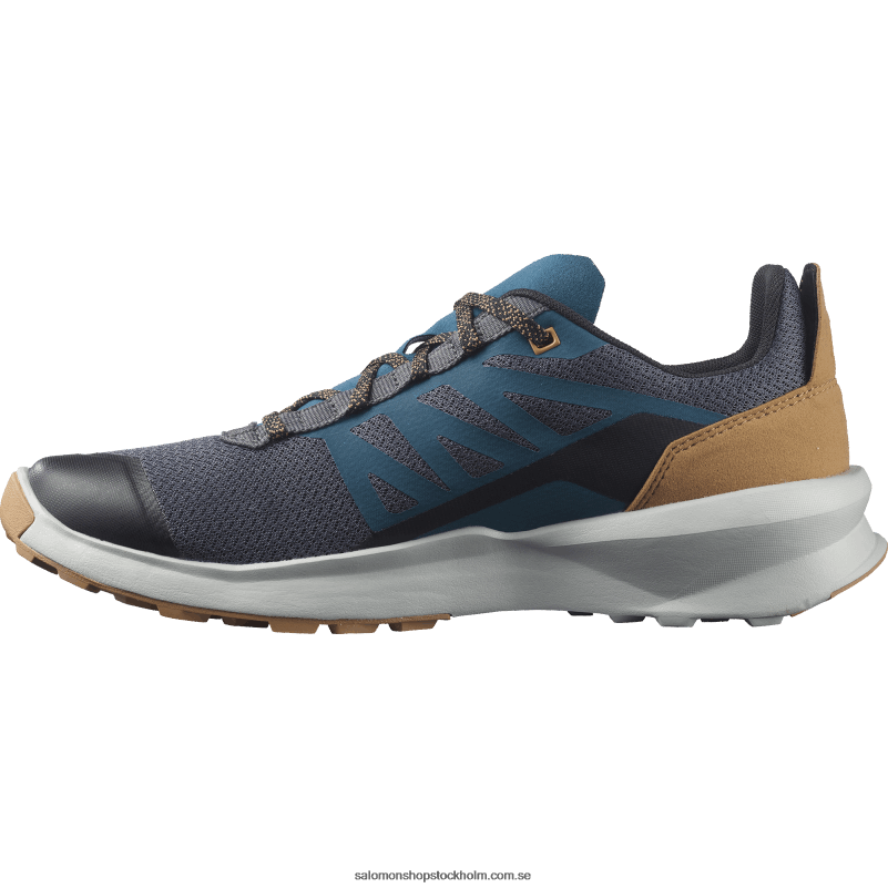 Salomon magnet/pärlblå/tobaksbrun vandringsskor för män - patrull T82RP46