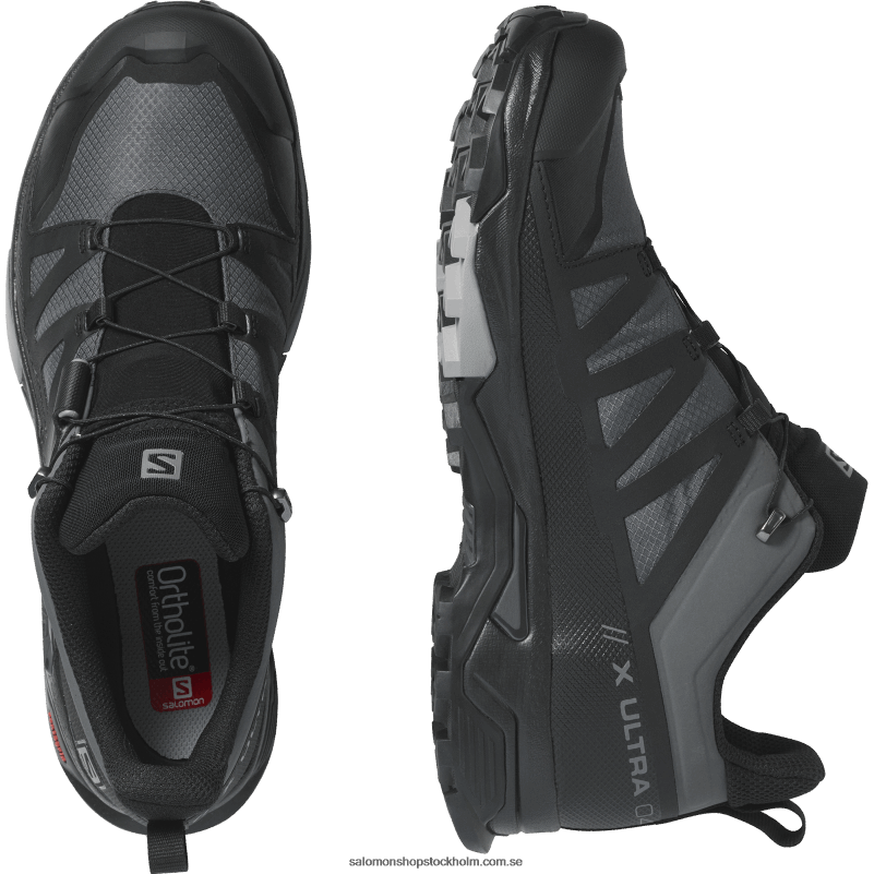 Salomon magnet/svart/monument vandringsskor för män - x ultra 4 gore-tex T82RP13
