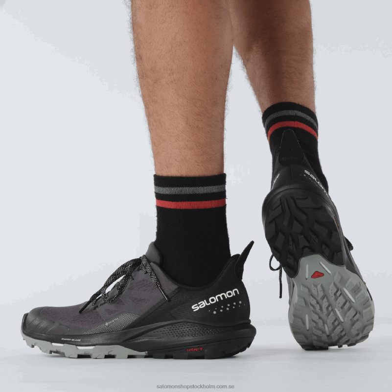Salomon magnet/svart/smide vandringsskor för män - outpulse gore-tex T82RP44