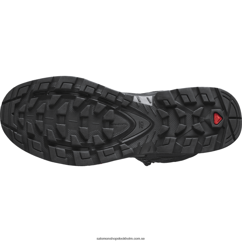 Salomon olivnatt/torv/safari vandringskängor i läder för män - quest 4 gore-tex T82RP5