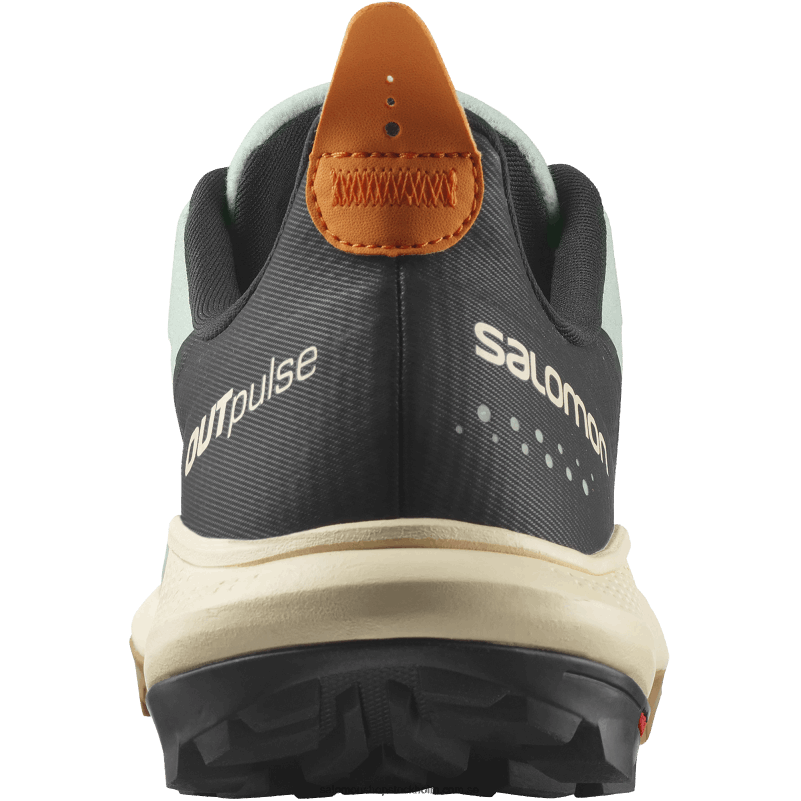 Salomon smide/blekt sand/vibrerande apelsin vandringsskor för män - outpulse T82RP29