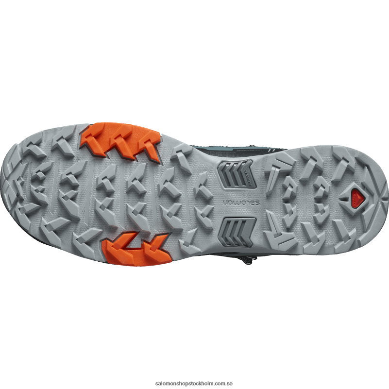 Salomon stargazer/svart/scarlet ibis vandringskängor för män - x ultra 4 mid gore-tex T82RP10