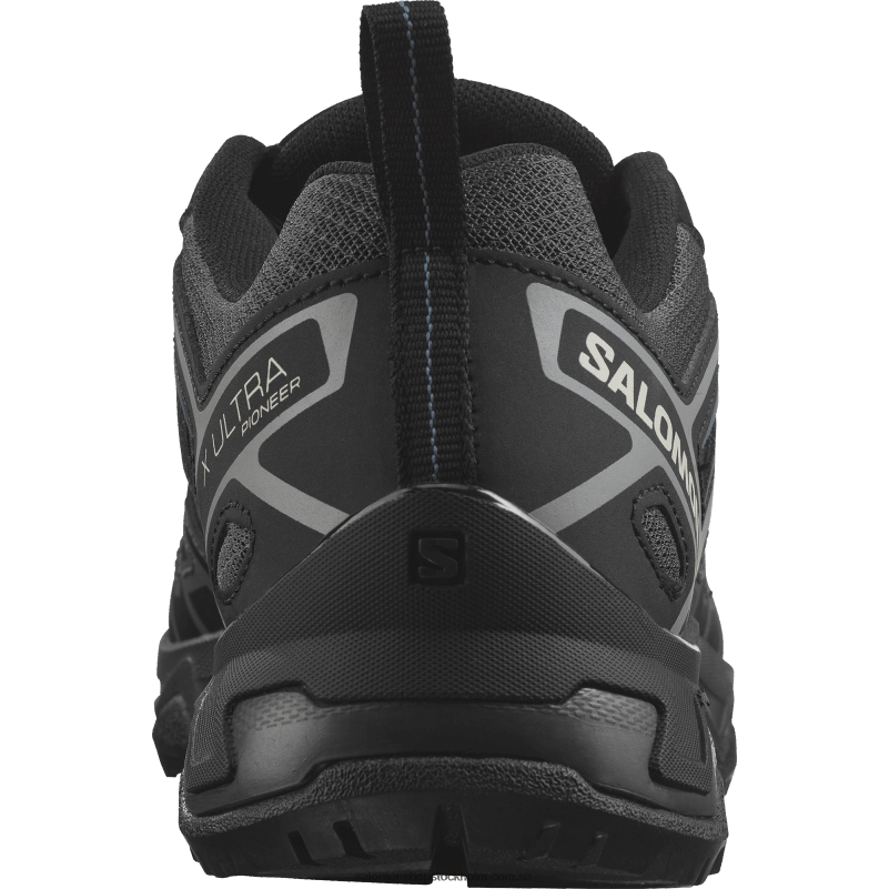 Salomon svart/ebenholts/blå aska vandringsskor för män - x ultra pioneer aero T82RP21
