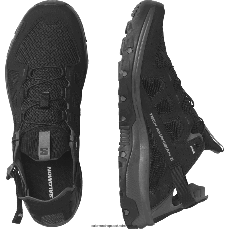 Salomon svart/magnet/monument vattenskor för män - techamphibian 5 T82RP2
