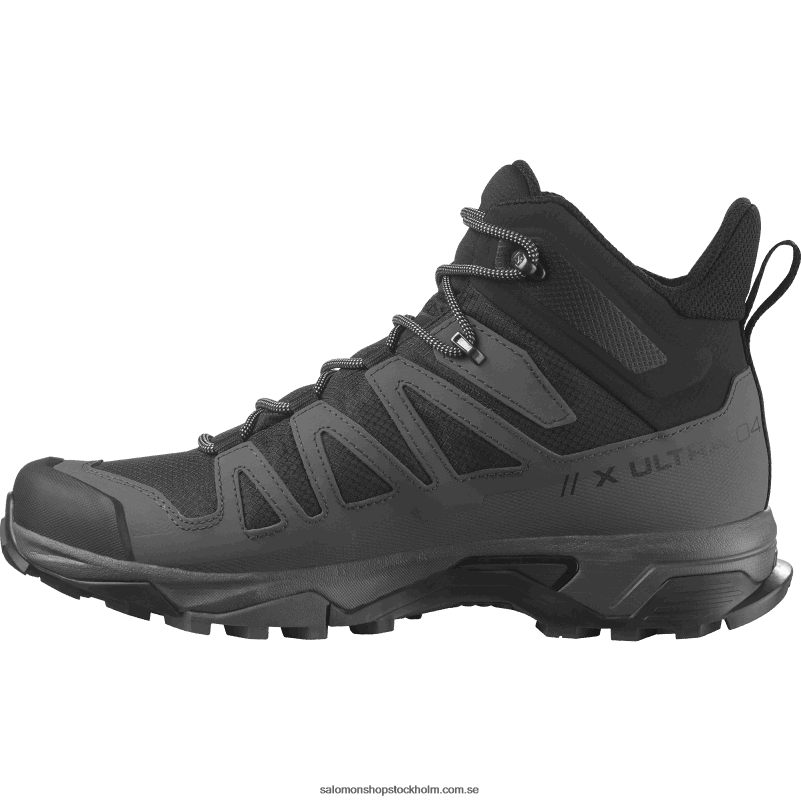 Salomon svart/magnet/pärlblå vandringskängor för män - x ultra 4 mid gore-tex T82RP8